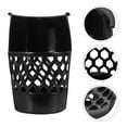 thumbnail image 2 of SHISUYAN Black Plastic Billiard Drop Ball Basket for Pool Table Storage Sturdy and Durable 6.5 Inches, 2 of 8