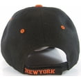 thumbnail image 3 of New York City Men's NY Wave Pattern Adjustable Baseball Cap (Black/Red), 3 of 3