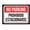 Color 1882, variant on No Parking Prohibido Estacionarse Print Red White and Black Notice Sign Tin Metal Parking Sign 12X16