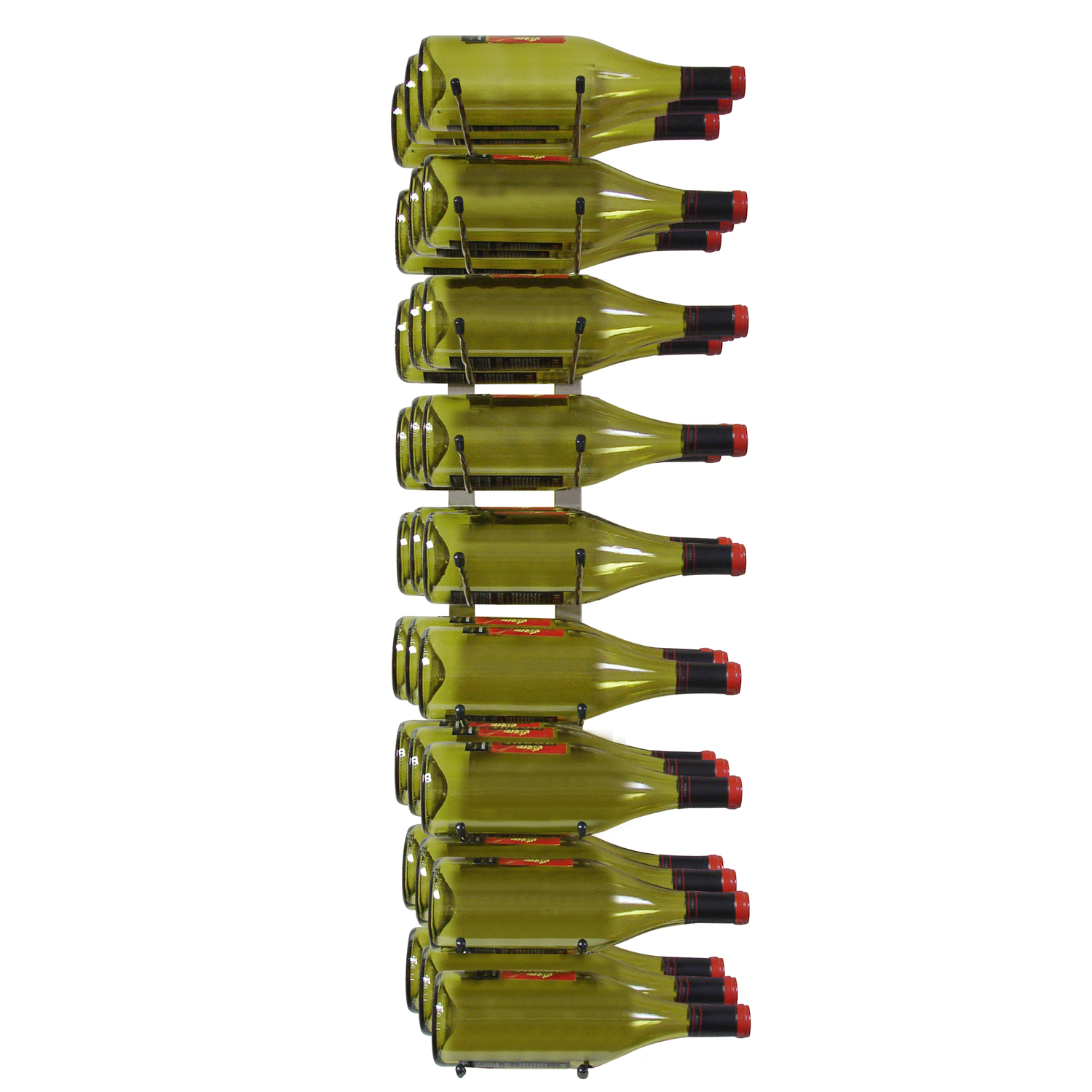 27-Bottle Epic Metal Wine Rack (Nickel)