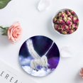 thumbnail image 4 of FMSHPON Horse with Wing on The Fantasy Starry Sky Set of 8 Round Coaster for Drinks, Absorbent Ceramic Stone Coasters Cup Mat with Cork Base for Home Kitchen Room Coffee Table Bar Decor, 4 of 6