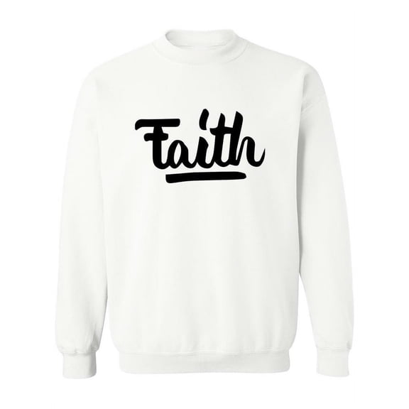 Faith Modern  Sweatshirt Women -Image by Shutterstock, Female Large