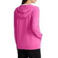thumbnail image 4 of Garbnen M-4XL Sun Protection Jacket Women Long Sleeve Full Zip Hoodies for Women with Pockets Summer Hiking Outdoor Sun Shirt Women with Thumb Holes L, 4 of 6