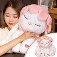 thumbnail image 1 of Fiudx Ofertas Del Día Juguete De Peluche Flor Conejo Princesa Lindo Pequeño Conejo Blanco Muñeca, 1 of 3