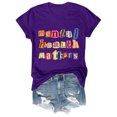 thumbnail image 6 of Ankishi Funny Womens Shirts Mental Health Matters Loose Fit Casual T Shirts Summer Basic Tops Daily Wear, 6 of 8