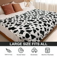 thumbnail image 5 of Livhil Soft Cozy Cow Blanket, Animal Blanket (50"x60")- Cow Print Throw Blanket Flannel Fleece Throw Blanket for Couch Bed Sofa, 5 of 7