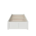 thumbnail image 5 of Concord Twin Extra Long Bed with Footboard and Twin Extra Long Trundle in White, 5 of 7
