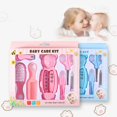 thumbnail image 4 of Bangcool Baby Grooming Kit Assorted: 7PCS Portable Kids Nail Scissors Infant Bath Brush, 4 of 10