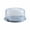 Blue, variant on Cake Stand,10" Clear Plastic Cake Carrier with Handle & Tray,Stackable Dessert Display Dome for Cupcakes, Pies & Fruit - Party Serving Container for Transport, Picnics & Gifting