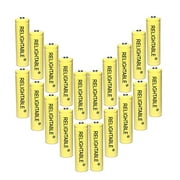 RELIGHTABLE AA NiCd 600mAh 1.2V Rechargeable Batteries for Solar Garden Lights (Pack of 20)
