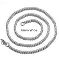 thumbnail image 3 of Women Men's 316L Stainless Steel Ball Beads Chain Necklace Jewelry 6/8/10mm, 3 of 9