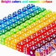 thumbnail image 3 of 100-Piece Acrylic Dice Set - 12mm, 6-Sided, Translucent Colors, Velvet Pouch, 10 Colors for Board Games & Classroom Math, 3 of 7