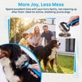 thumbnail image 5 of Pet Pro Grooming Tool and Undercoat Rake for Dogs and Cats, Double Sided Deshedding Dog Brush for Shedding and Dematting, Pet Detangling Comb for Medium to Long Haired Pets (Large Orange), 5 of 8