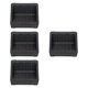 thumbnail image 3 of 4 Uds almohadilla para muebles tapón para cama tazas para muebles evitar arañazos posavasos para muebles tazas tapones para cama para silla sofá cama negro, 3 of 8