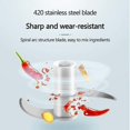 thumbnail image 2 of Manual mini chopper for garlic and vegetables, 2 of 5