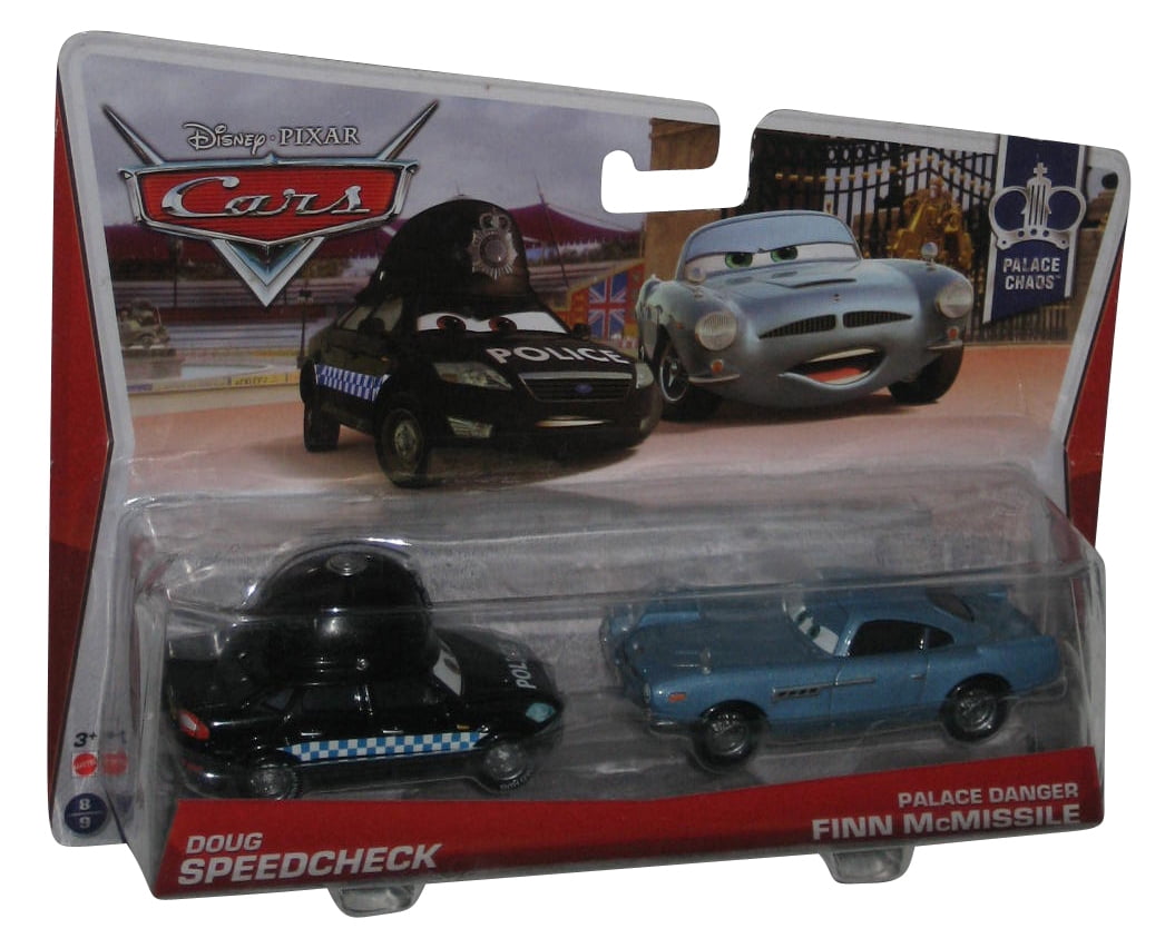 Disney Cars Movie Doug Speedcheck & Palace Danger Finn McMissile Die Cast Toy Car Set 2-Pack Disney Cars Movie Doug Speedcheck & Palace Danger Finn McMissile Die Cast Toy Car Set 2-Pack