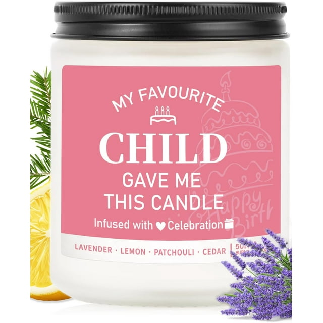VivaJoy Gifts for Mom - Lavender Scented Candles, Ideal Mom Birthday Gifts, Funny Gifts for Her, Unique Mothers Day Candle