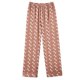 thumbnail image 4 of Puntoco Conjunto de pijama estampado con bolsillo para uso diario en el hogar para mujer, 4 of 4