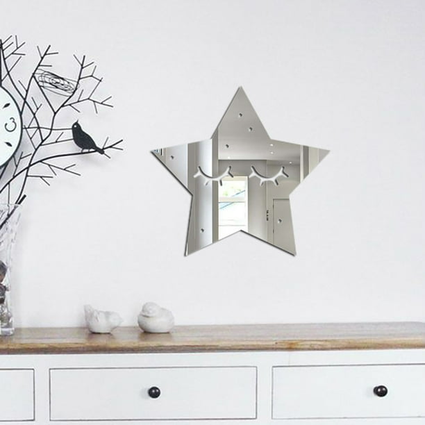 Xihbxyly Espejo Acrílico Decorativo para Pared, Elegante Accesorio para Cámara de Pared, Decoración de Habitación Personalizable, Diseño Elegante para El Hogar, Decoración de Sala de Estar o Dormitor