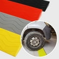 thumbnail image 4 of Threshold Ramps, Indoor Threshold Ramps Plastic Step Mat Household Sweeping Robot Climbing Mat Wheelchairs Ramps Non-Slip Texture Compression and Wear Resistance (Color : Black, Size : 100x12x5cm), 4 of 5