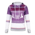 thumbnail image 4 of outfmvch sweaters for women autumn winter christmas ed pocket hooded casual sweater cardigan for women fall clothes for women, 4 of 8