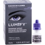LUMIFY Redness Reliever Eye Drops 0.25 fl oz, 2 Count