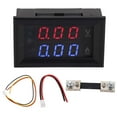 thumbnail image 2 of Digital Voltmeter Ammeter LED, Voltage Current Meter For Batteries, Motors, Solar Panels, 0.0-100V Measurement Range, 2 of 8