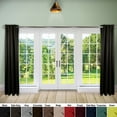 thumbnail image 4 of Premium Heavy Duty Room Divider Curtain / Patio Curtain with Grommet 1 Panel - Dark Grey 150" x 96", 4 of 4