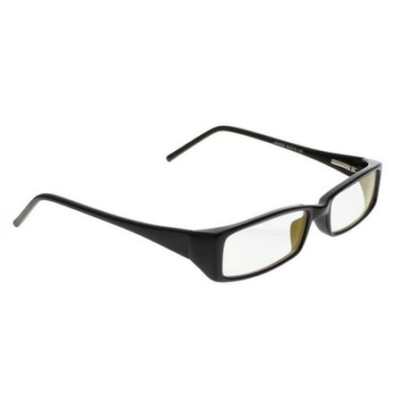 Computer Glasses with Clear Poly Double Sided Anti-reflective Coating, Scratch and UV - Plastic Frame - 52-18-135