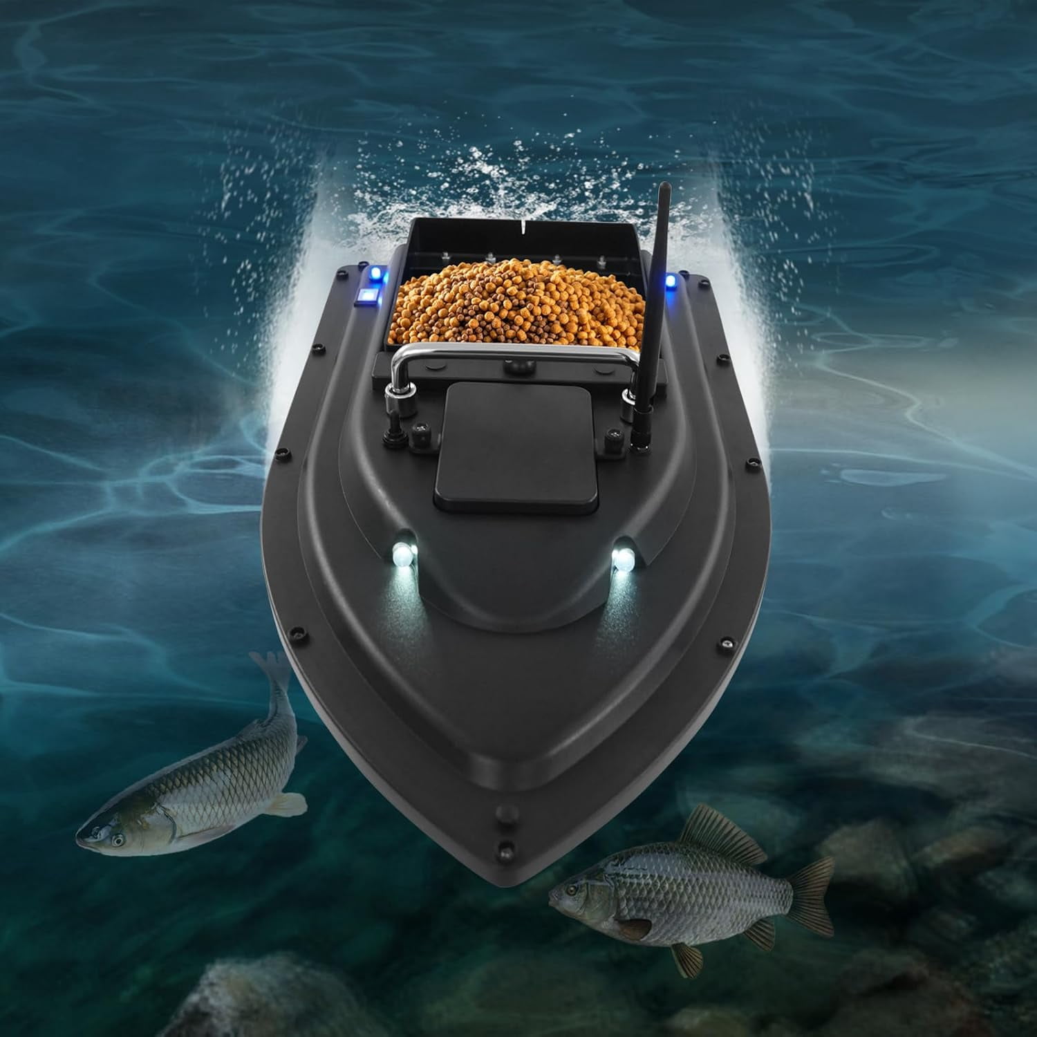 RC Bait Boat 16 GPS Points Fish Bait Boat Long Distance Remote Control For Fishing 5200mAh