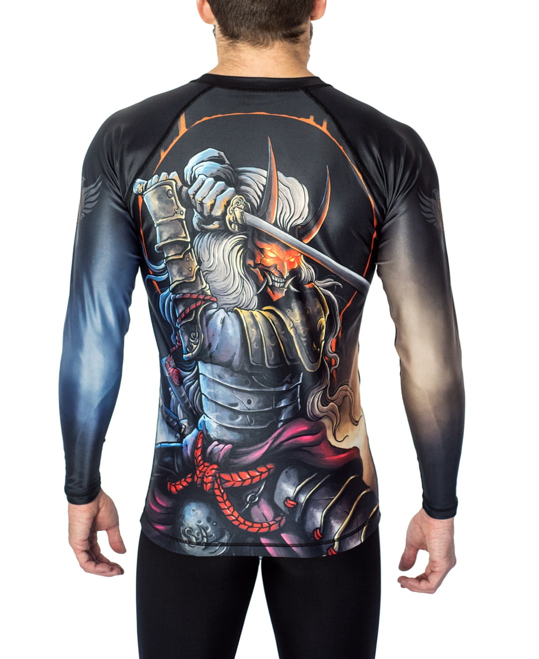 Raven Fightwear Men's Akuma Rash Guard MMA BJJ Black - Walmart.com