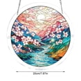 thumbnail image 3 of MMJ Acrylic Puzzle Suncatcher 83 Pieces 7.4in Glowing Haven DIY Window Hanging for Home Decor Gift, 3 of 7