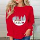 thumbnail image 3 of Sudaderas de Cuello Redondo de Navidad Para Mujer Moda Casual Manga Larga Impreso Ladies Tops Odeerbi  ODB207542, 3 of 5