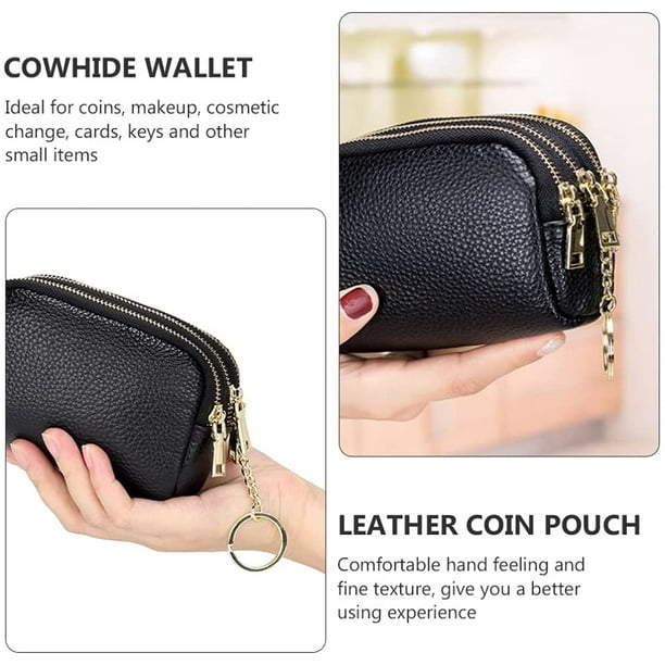 Leather coin pouch for women , Key Card Coin Purse, Key pouch, leather  change purse, Coin pouches