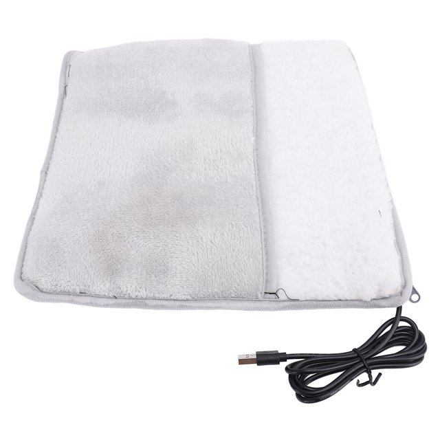 Electric Foot Warmer, Flannel Portable Electric Heated Foot Warmer Comfortable for Home