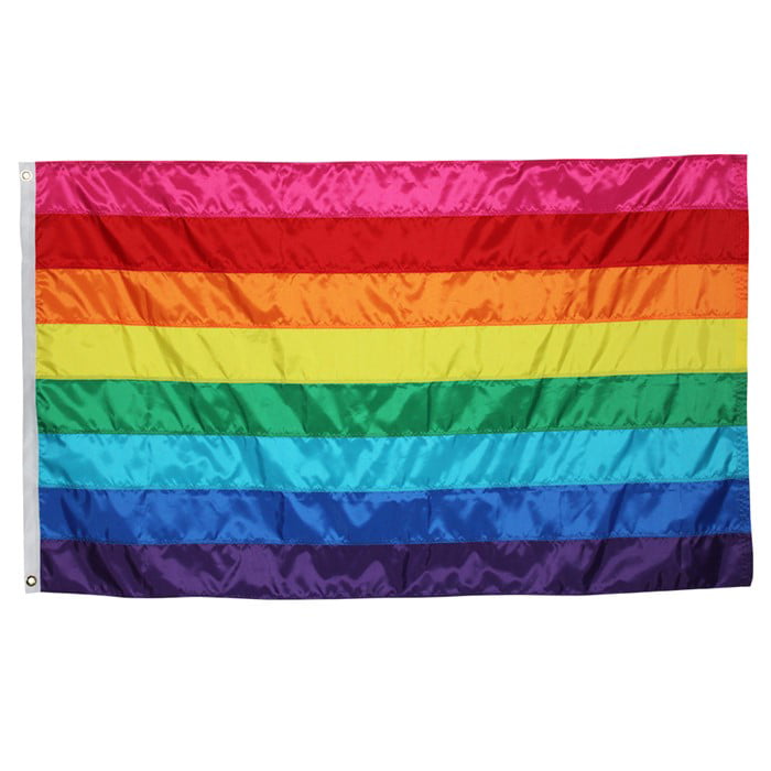 LGBTQ Lipstick Lesbian Pride Flag 3' X 5' With Grommets 