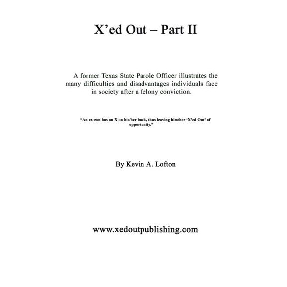 X'ed Out Part II, (Paperback)
