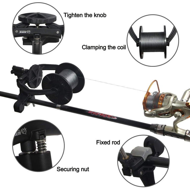 Fishing Line Spooler System - Portable Fishing Line Winder Reel