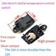 thumbnail image 2 of 10 Piezas Hervidor Eléctrico Interruptor de Salto de Presión de Vapor 16A Interruptor de Encendido del Hervidor Termostato Control de Temperatura Interruptor de Hervidor, 2 of 5