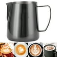 thumbnail image 4 of <p>Coffee Pitcher, Frothing Pitcher 304 Stainless Steel Heat Insulation Firm Handle With Eagle Nozzle  For Home Coffee Shop Office</p>, 4 of 7