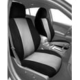 thumbnail image 2 of CalTrend Front Sport Buckets Carbon Fiber Seat Covers for 2005-2009 Mini Cooper - BM114-08FC Light Grey Insert with Black Trim, 2 of 3