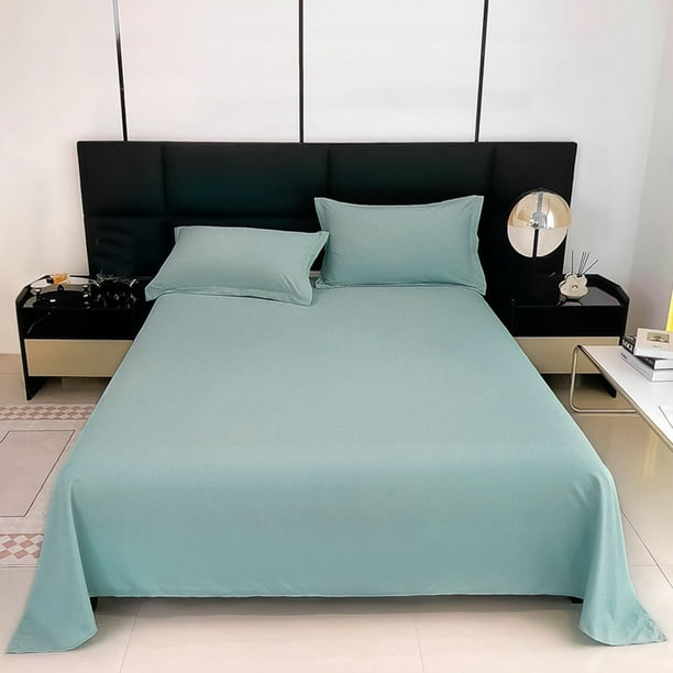 Sábana lisa de color liso para dormitorio,sábana suave y cómoda para uso doméstico