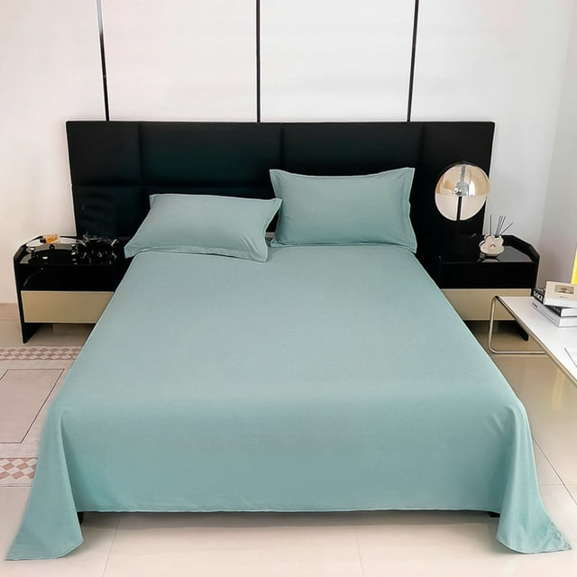 Sábana lisa de color liso para dormitorio,sábana suave y cómoda para uso doméstico