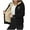 Black, variant on Hoodie for Women, Trendy Christmas Printed Fleece Sweatshirt Winter Clothing Essentials Hoodie Casual Outerwear Zip Up Winter Coats