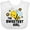 AA-White, variant on Inktastic The Sweetest Girl with Bee and Honey Combs Boys or Girls Baby Bib