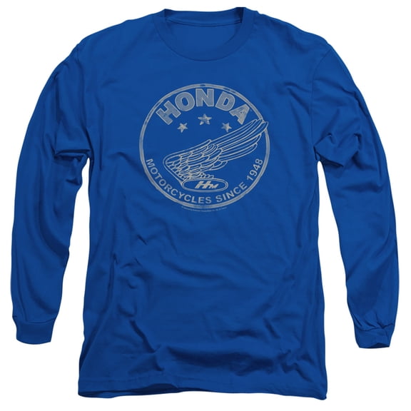 Honda Motorcycles Since 1948 Unisex Adult Long-Sleeve T Shirt, Motorcycles Since 1948, Small