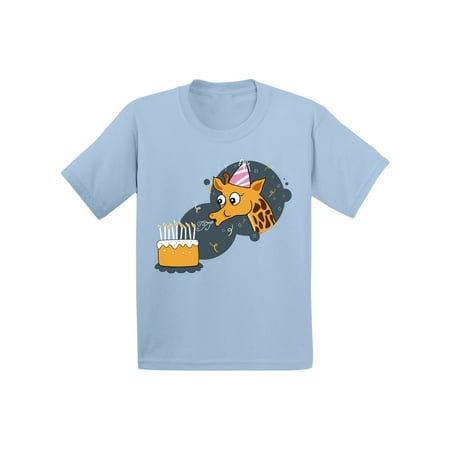 Awkward Styles Giraffe Birthday Toddler Shirt Themed Party Funny Birthday Shirts for Kids Cute Giraffe with a Birthday Cake Tshirt Birthday Gifts Giraffe Tshirts for Boys Giraffe Tshirts for (A Boy And A Girl Best Friends)