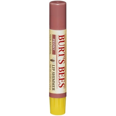 Burt's Bees Lip Shimmer, Peony 0.09 oz (Pack of 2)