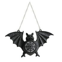 CASAFUN Halloween Hanging Bats Outdoor Realistic 3D Scary for Decor with Light for Hanging in The Tree Porch Indoor for Yard Tree Front Door Outside