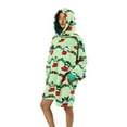 thumbnail image 3 of Hello Kitty & Friends Christmas Character Stockings Green Hoodie Wearable BlanketOSFA, 3 of 7